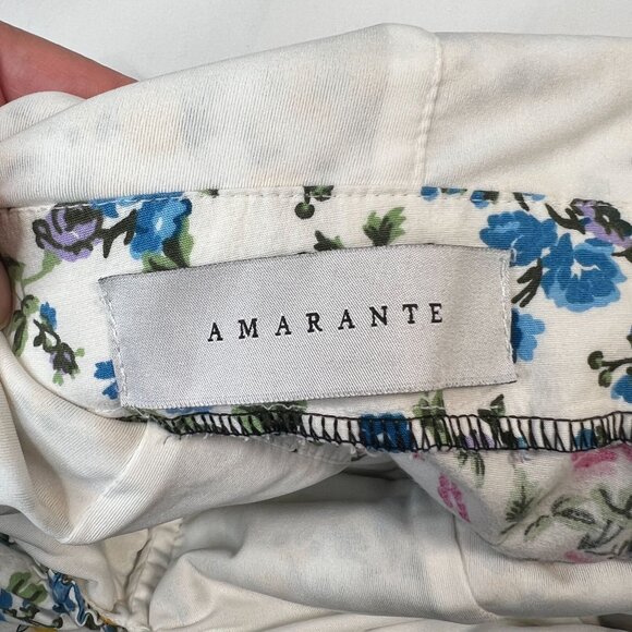 AMARANTE do Brazil Mixed Floral Tiered Maxi Dress Colorful Resort Luxury 6 - Picture 8 of 13